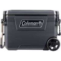 Coleman 2193724 Convoy Ghiacciaia Rigida Isolata 66 L con Ruote e Maniglia Telescopica Mantiene il Ghiaccio fino a 5 Giorni colore Nero