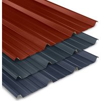 Yousteel – Tôle bac acier 0.50 mm – Couverture métallique 2100x1000 mm – Revêtement polyester 25 µm – Résistante aux intempéries
