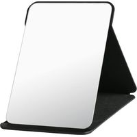 Miroir de Maquillage, Portable Table Miroir Pliable Super HD Multi Angle Pliant en Cuir PU Facile à Transporter Miroirs de Voyage Ultra Fin et Durable Pliable, 26x16cm