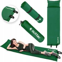 Selbstaufblasende Isomatte, aufblasbare Trekking-Isomatte mit Kissen, 186 x 53 x 2,5 cm