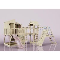 Polarplay Spielturm Tammo aus Holz in RosaKinderschaukel