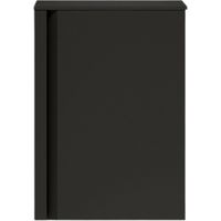 Saniclass Chaci Meuble sous-lavabo pour lave-mains - 40x55cm - 1 porte - avec plan de dessus - noir mat