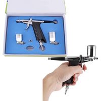 Kit de aerógrafo multiusos para pistola de pintura con pulverizador incluido.
