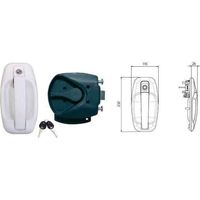Serrure de porte blanche complète FAP STAR PRO TEK