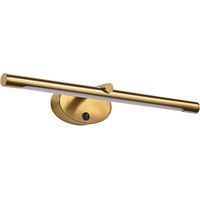 Lampe de Miroir de courtoisie, luminaire linéaire de Salle de Bains, Lampes Avant de Miroir à Bande, Appliques murales de vanité, luminaire d'image et d'affichage à LED, Lampes de(46 cm 6000 k)
