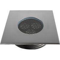 Encastré de sol extérieur ZEPH 2 SLIM 230V carré inox non percée 3000K 418lm 3x2W - EUROPOLE - 56312