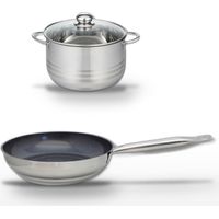 Lot Poêle céramique 24 cm et Faitout 24 cm Elo Profi Therm Platinum
