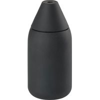 Seifenspender für Einzeln, Durchmesser 7 x 15 cm, 0,3 Liter, Schwarz