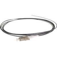 Gigamedia S4MLC2M Pigtail semi-serrato easy-strip LC multimodale OM3 50/125 µm 2 metri, turchese