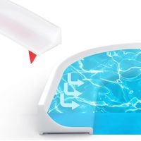 GROOFOO 2M Barrière de Douche Autocollant Pliable en Silicone - Seuil de Douche Adhésif pour Anti-Débordement - Idéal pour Receveur de Douche, Cuisine, Salle de Bain (Blanc)