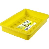 Vassoio per semina giallo 38 x 24 x 6cm