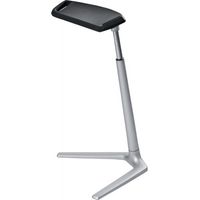 Sedia di supporto con seduta in schiuma integrale altezza 620-850 mm, alluminio argento