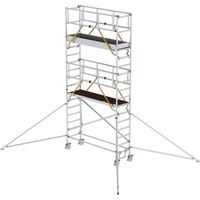 MUNK Rollgerüst SG mit Ausleger 0,75x2,45m Plattform 6,47m AH