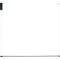 Suspension Luminaire LED D16 20W Noir Mat ZAMBELIS - Blanc chaud - 3000K