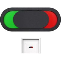 Panneau de porte de bureau, Panneau indicateur, Panneau de salle de conférence, Panneau de toilettes, Panneau « Ne pas déranger », Panneau de sortie de bureau-10x4cm-Black