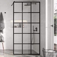 Walk In Duschwand FRESH INDUSTRIAL - Glas 8mm / 120 cm