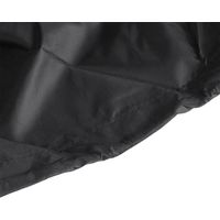 Housse de Protection Treadmill pour Machines de Fitness L-Shaped, Imperméable Anti-Soleil Anti-Poussière, 206x94x170cm Polyester Argenté Noir avec Sac de Rangement