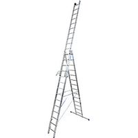 Escalera multiusos de 3 piezas con tramo extraíble 3 x 14