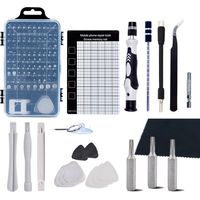 Kit de réparation téléphone 123 en 1 tournevis CRV pour montre démontage matériel industriel gris noir 4mm