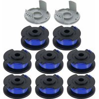 royaluxe -Fil pour débroussailleuse Bobines de Fil de Rechange pour débroussailleuse Compatible Ryobi One+ AC14RL3A