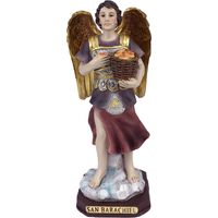 Figura religiosa di San Barachieve in resina - NUOVO oggetto decorativo in stile classico