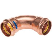 Raccordi a pressare in rame e bronzo per acqua e gas, serie B ONE.(DianFlex) Misura: Diam. 22