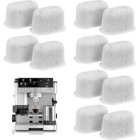 Pour le kit de filtration d'eau Ninja Luxe Cafe 12 pièces : filtre à eau à charbon actif pour réduire le calcaire et les dépôts minéraux.