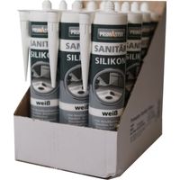 Primaster Sanitär Silikon weiß 310 ml 12 St. Kartonabnahme Silikon
