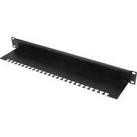 Passage de câbles Panneau de brossage avec fixation Rack 19" Pour la mise en réseau