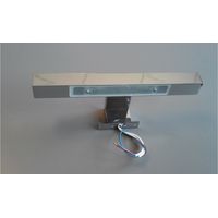 Sanitaire – Applique extérieure halogène IP44 finition chromée – Dimensions L298 x P97 x H30 mm – Pour espaces confinés et chantiers humides