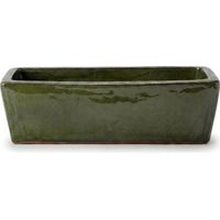 Fioriera GIONO 60x22x18cm verde profondo