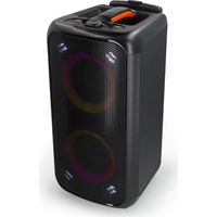 Nedis Bluetooth®-Party-Lautsprecher / Batterie 1 Betriebszeit Standardnutzung: 300 min / 240 W / Griff / Partylicht / Equalizer / Orange / Schwarz