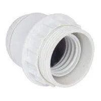 Presa in PVC per E27, manicotto filettato 1/2