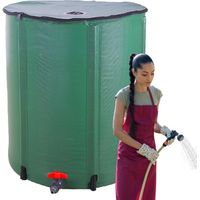 faltbarer Eimer Regenwasser Regeneimer mit Reißverschluss