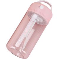 380mL Electric Protein Shaker Bottle Portable Mixer Cup Battery Powered Coffee Shaker Cups Supplemen-Pink