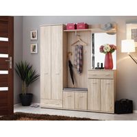 Penderie "Armario III" - Beige - L 180 x H 203 x P 32 cm - Livraison gratuite
