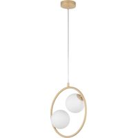 Suspension dorée Aqua 2 globes verre 2xG9 12W Sigma