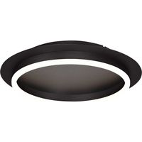 Steinhauer - plafoniera - Ringlux - nero - metallo - Ø 32cm - LED