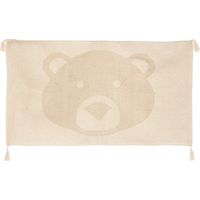 Alfombra infantil con diseño de oso, 60x90 cm.