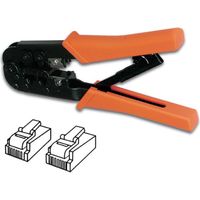 Toolland Pince à sertir multifonctionnelle, pour connecteurs modulaires RJ11, RJ12 et RJ45