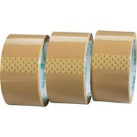 Toolcraft – Ruban adhésif d'emballage 1564081 marron – 3 rouleaux – Dimensions 50 m x 48 mm – Colle acrylique pour emballage sécurisé