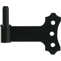 Afbat – Gond à plaquer déco 3TR – Axe amovible D14 – Platine acier pour volets en bois – Longueur 125mm – Section fer 35x4mm
