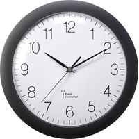 Horloge murale MXP3601B radiopiloté(e) 30 cm x 56 mm noir