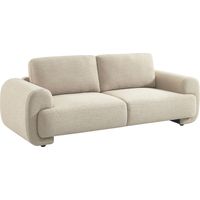 Canapé 3 places tissu - Zenio Tissu Beige