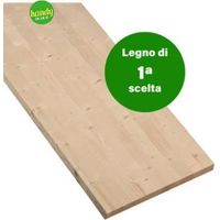 Tavola Lamellare Uno Legno cm 80x40x1,4
