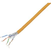 TRU COMPONENTS Cavo di rete CAT 7 S/FTP 4 x 2 x 0.26 mm² Arancione 100 m