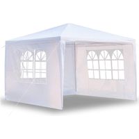 MaxxGarden Gazebo da Esterno Resistente - Gazebo da Giardino - Padiglione con 4 Pareti Laterali Avvolgibili - Protezione UV 50+ - 3x4m - Colore Verde