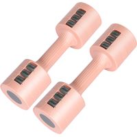 Centra 2x Adjustable Dumbbells 1-2.5KG Metal Home Gym Exercise Weight Training