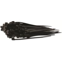 KSS assortiment de colliers de serrage, polyamide 6.6, noir, 150x7,6, résistant aux UV, 100 pièces