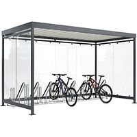 WSM Tettoia Köln con rastrelliera per biciclette modello 4700